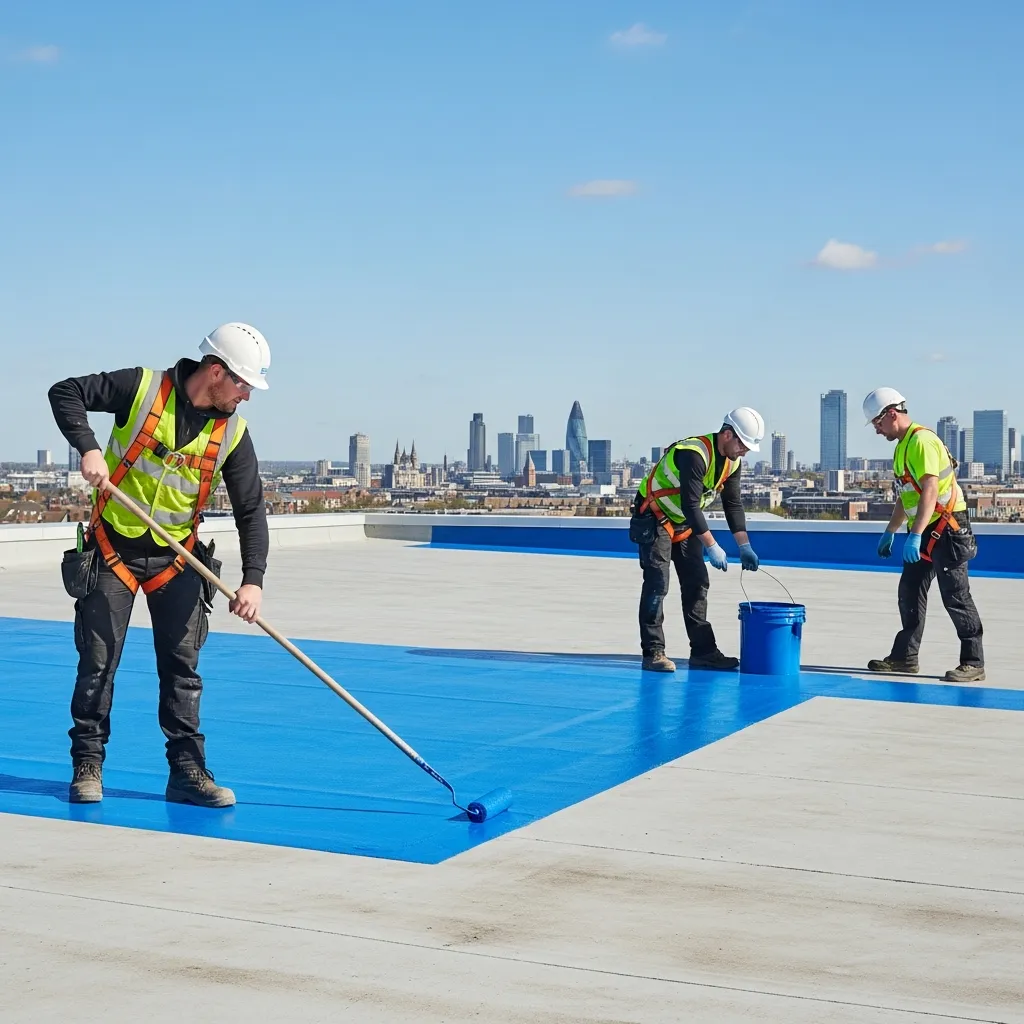 Commercial liquid roofing installation by Dynamic Commercial Roofing - UK nationwide waterproofing specialists